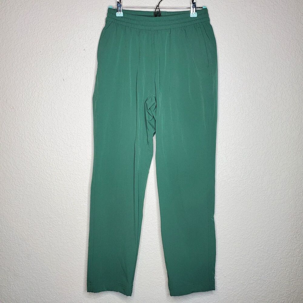 Topo Designs Women's Athletic Hiking Pants Nylon, Green Size Medium